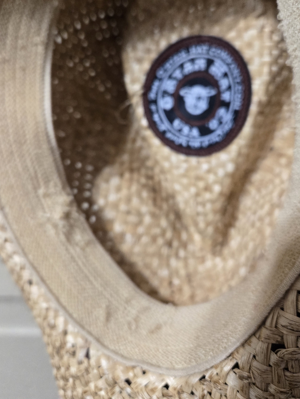 O'Ryan Hat Co 100% Straw Brayden Festival Western Adult Cowboy Hat GUC - Picture 5 of 10